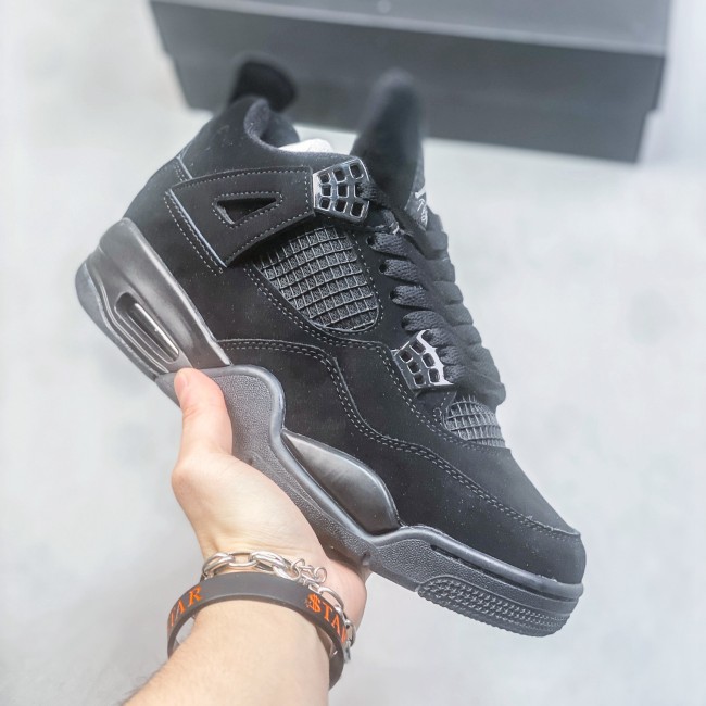 5A Air Jordan 4 Retro Black Cat Sneakers Basketball Shoes FV5029-010