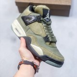 5A Air Jordan 4 Retro Craft Olive Sneakers Basketball Shoes FB9927-200