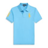 5A Big Pony Mesh Polo Shirt