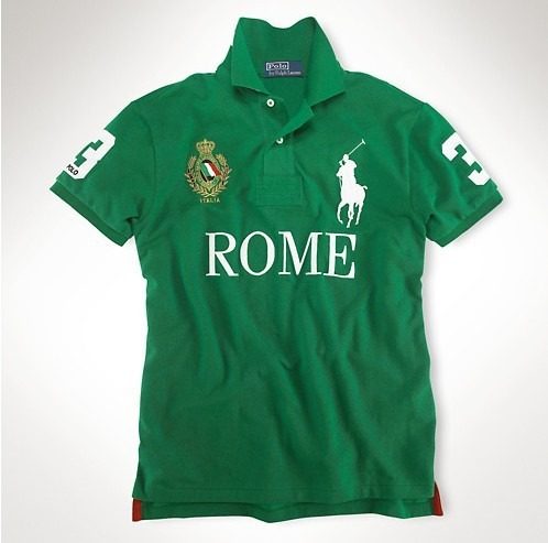 5A Men's Big Pony City Custom Fit Polo Shirt
