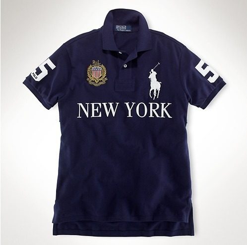 5A Men's Big Pony City Custom Fit Polo Shirt