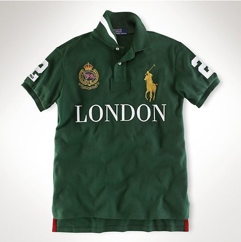5A Men's Big Pony City Custom Fit Polo Shirt
