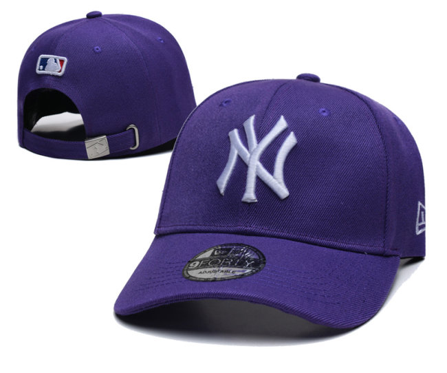 5A 9FORTY NY Yankees Adjustable Baseball Cap – Purple MLB Licensed Hat 940