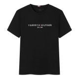5A Embroidered Logo Crew Neck T-Shirt Black 3303 2