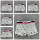 5A Print Logo Men Boxer, Pack Of Six