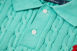 Original Women Cable-Knit Polo Shirt