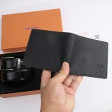 5A Pin Buckle Belt and Wallet Gift Set