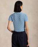 Original Women Cable-Knit Polo Shirt