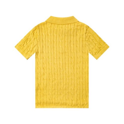 Original Women Cable-Knit Polo Shirt