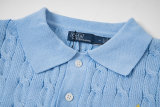 Original Women Cable-Knit Polo Shirt