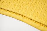 Original Women Cable-Knit Polo Shirt