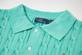 Original Women Cable-Knit Polo Shirt