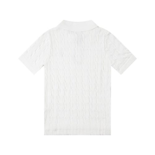 Original Women Cable-Knit Polo Shirt