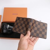 5A Pin Buckle Belt and Wallet Gift Set