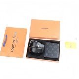 5A Pin Buckle Belt and Wallet Gift Set