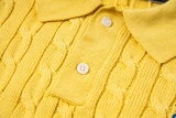 Original Women Cable-Knit Polo Shirt