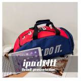 5A Air Jordan Backpack WX-AJ-934871# - Red Blue Color Block Sports Backpack