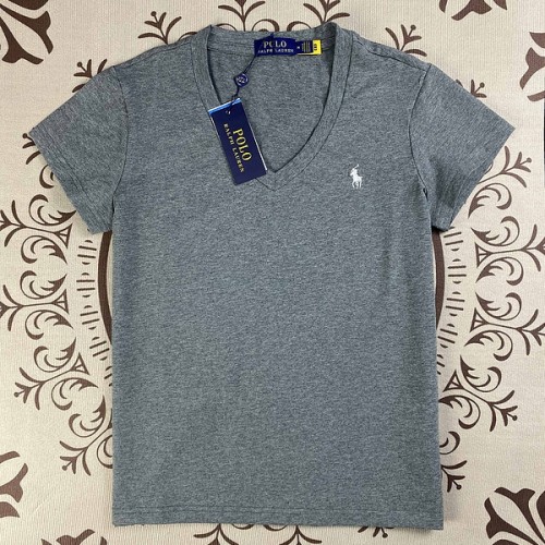 5A Women Cotton Jersey V-Neck Tee T-shirt