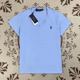 5A Women Cotton Jersey V-Neck Tee T-shirt
