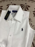 5A Women Oxford Belted Sleeveless Shirtdress