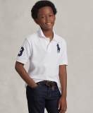 5A Kids Big Pony Cotton Mesh Polo Shirt