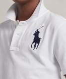 5A Kids Big Pony Cotton Mesh Polo Shirt