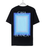 25SS ​​​​Ombre Block​​​​​​ Cotton Print T Shirt