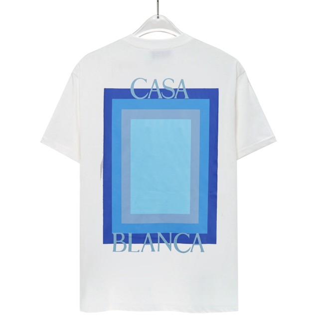 25SS ​​​​Ombre Block​​​​​​ Cotton Print T Shirt