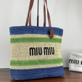 5A Raffia-Effect Woven Tote Bag