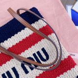 5A Raffia-Effect Woven Tote Bag