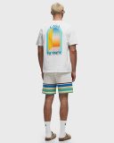 25SS ​​​​​​Rainbow Arch Cotton Print T Shirt