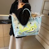 5A Cotton Canvas Vanity Tote Bag