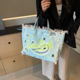 5A Cotton Canvas Vanity Tote Bag