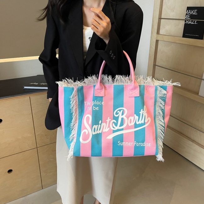 5A Cotton Canvas Vanity Tote Bag