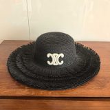 5A Raffia Handbag and Wide-Brimmed Hat