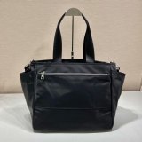 Top Original Nylon Tote Bag for Moms - Spacious Diaper Bag with Inserts & Cup Holders