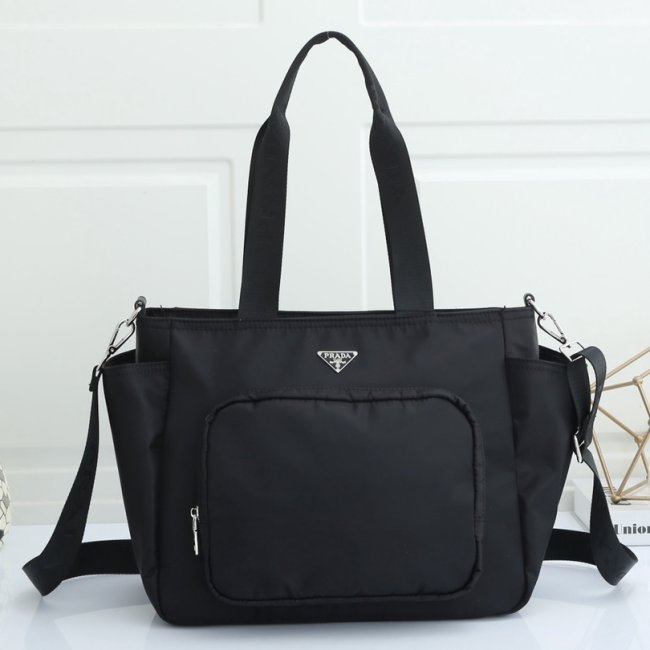 5A Nylon Tote Bag for Moms - Spacious Diaper Bag with Inserts & Cup Holders