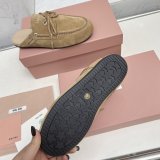 Original Faded Suede Mules Round Toe Slip-On