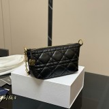 Original Diorstar Hobo Shoulder Bag Black