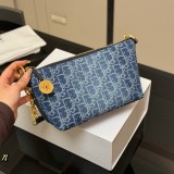 Original Diorstar Hobo Shoulder Bag Blue