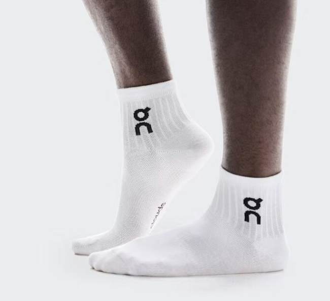 5A Running Logo Sock，Three-Pair Set