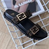5A Feel Flat Sandals Slippers Brown