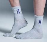 5A Running Logo Sock，Three-Pair Set