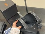 Original Polo Play Small Leather Tote Shoulder Bag Pebbled Full Grain