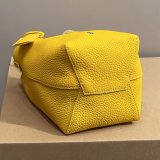 Original Polo Play Small Leather Tote Shoulder Bag Pebbled Full Grain