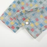 5A Damier Denim Jacket 1AHBE3