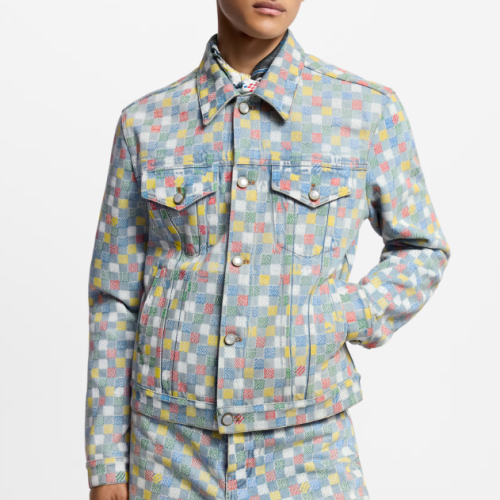 5A Damier Denim Jacket 1AHBE3