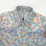 5A Damier Denim Jacket 1AHBE3