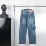 5A Work Denim Jacket Jeans Suit Blue