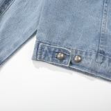 5A Damier Denim Jacket 1AGINF